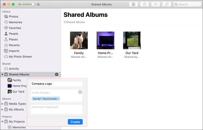 صورة لـ كيفية التعاون في تطبيقات Mac الافتراضية: الملاحظات والتذكيرات والمزيد | MacSharedAlbumPhotosAddPeople-V7WWMUfs-DzTechs