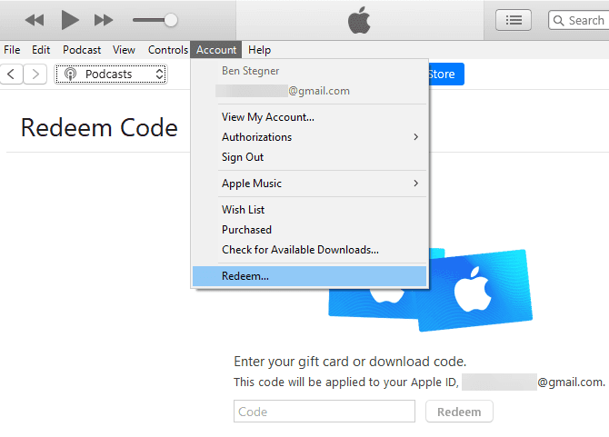 صورة لـ أهم الأسئلة الشائعة حول بطاقات هدايا Apple iTunes ، تم التطرق إليها | Redeem_iTunes_Card_Windows-VJ1FYVfs-DzTechs