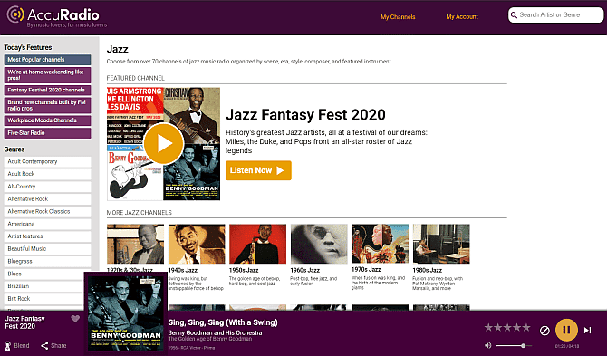 صورة لـ أفضل بدائل Pandora المجانية لبث الموسيقى بشكل مثالي | accuradio_pandora_alternative-MjQdjWfs-DzTechs