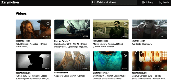 صورة لـ أفضل الأماكن لمشاهدة مقاطع الفيديو الموسيقية عالية الدقة | dailymotion_videos-8eqiiUfs-DzTechs