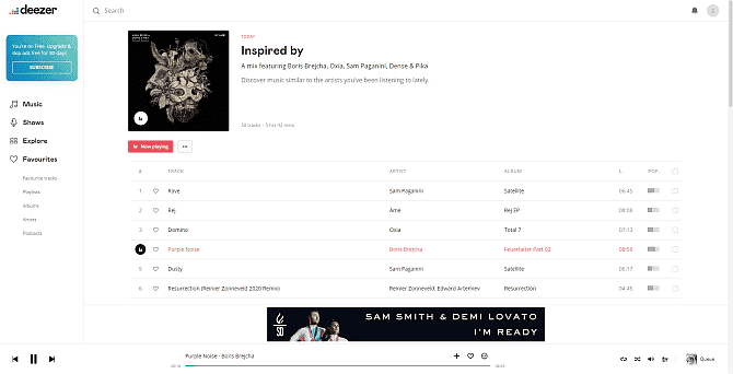 صورة لـ أفضل بدائل Pandora المجانية لبث الموسيقى بشكل مثالي | deezer_pandora_alternative-oaQdjWfs-DzTechs