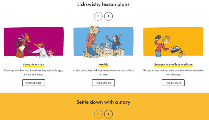 صورة لـ أفضل مواقع التعليم المنزلي المجانية لتعليم وتدريس الأطفال في المنزل | free_homeschool_websites_roald_dahl_home_learning-ijxImWfs-DzTechs