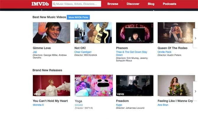 صورة لـ أفضل الأماكن لمشاهدة مقاطع الفيديو الموسيقية عالية الدقة | imvdb-McniiUfs-DzTechs