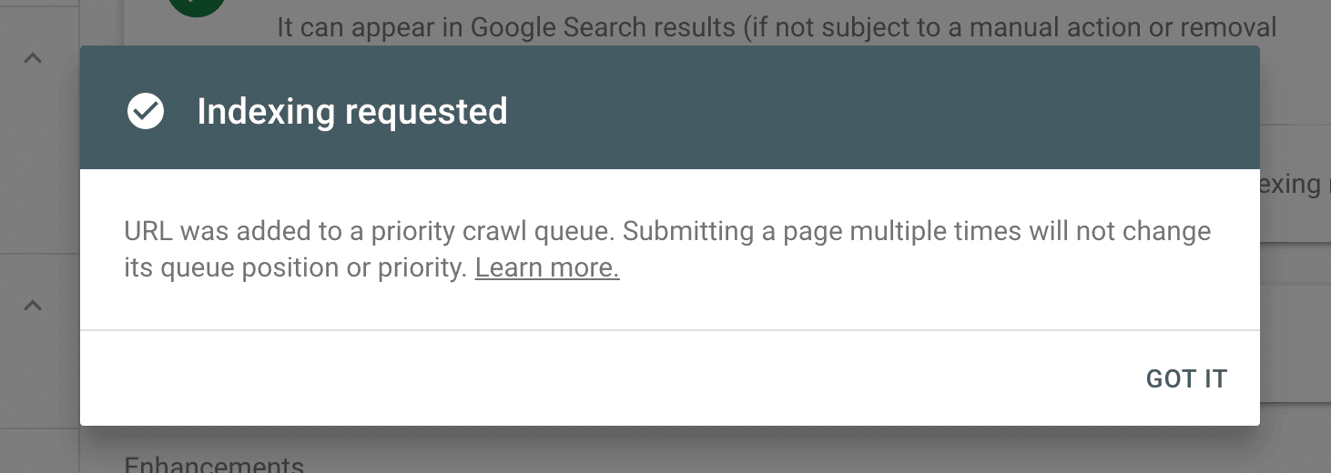 صورة لـ كيفية زيادة الزيارات العضوية لموقع الويب بنسبة كبيرة خلال عام واحد: نصائح لتحسين جذب الجمهور | index-request-confirmation-1-DzTechs
