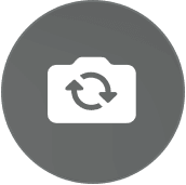 صورة لـ كيفية استخدام Group FaceTime على الـ Mac أو iPhone أو iPad للمكالمات الجماعية | ios12-facetime-flip-camera-icon-DzTechs