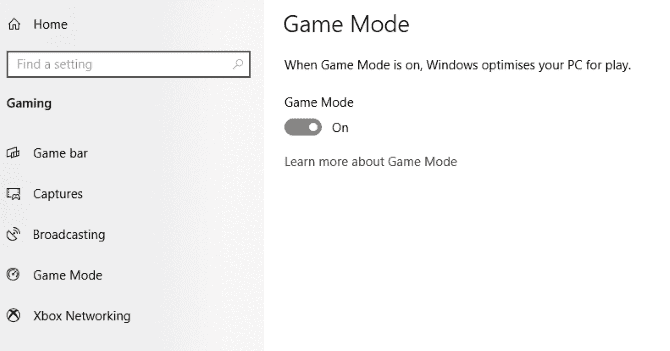 صورة لـ كيفية تحسين أداء الألعاب من خلال تغيير إعدادات Windows 10 | muo_windows_gaming_optimize_game_mode-kxQzSVfs-DzTechs