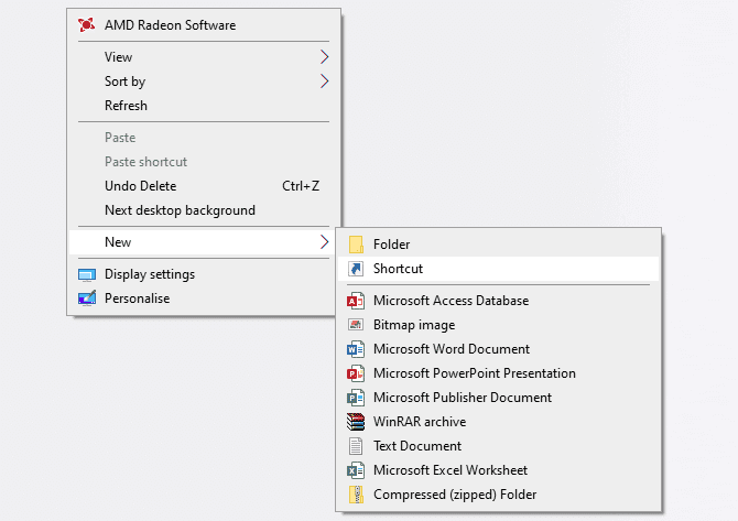 صورة لـ أفضل الطرق لتخزين ملفاتك على سطح مكتب Windows | new_shortcut-GBWSnUfs-DzTechs