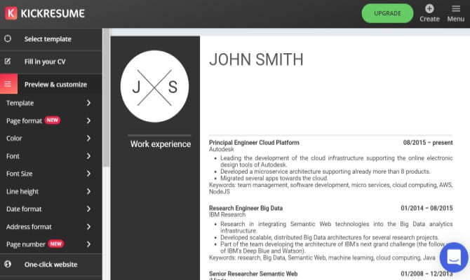 صورة لـ أفضل مواقع إنشاء السيرة الذاتية لإنشاء سيرتك الذاتية باحترافية عبر الإنترنت | resume_builder_online_2-69JYMUfs-DzTechs