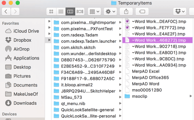 صورة لـ كيفية استعادة الإصدارات السابقة من Pages و Word ومستندات Mac الأخرى | temporary_file_storage_670x413-rplkbWfs-DzTechs