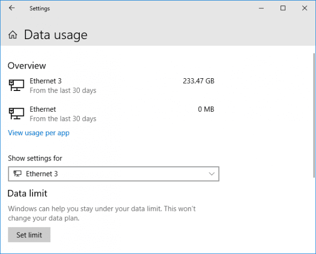 صورة لـ كيفية الحد من استخدام البيانات وعرض النطاق الترددي في Windows 10 | windows_10_data_usage_622x500-9sPaRUfs-DzTechs