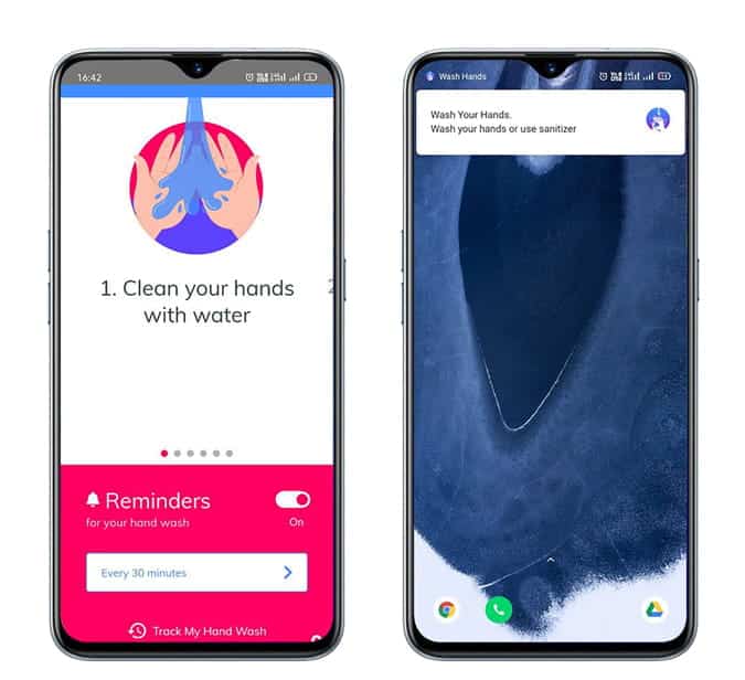 صورة لـ كيفية إعداد تذكيرات غسل اليدين على Android و iOS والساعات الذكية | 13222-wR6U2Xfs-DzTechs