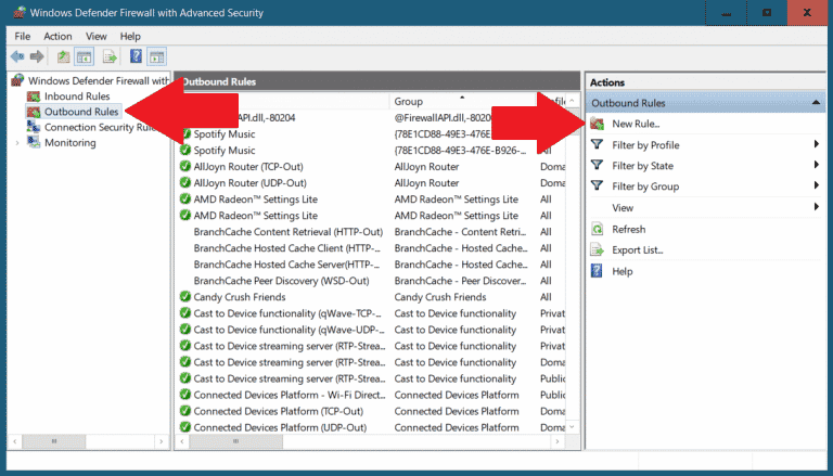 صورة لـ أفضل الأدوات لحظر التطبيقات من الوصول إلى الإنترنت على Windows 10 | 1_2_768x439-IBWV5Xfs-DzTechs