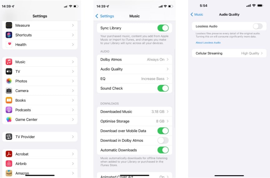 صورة لـ أفضل الطرق لتحسين جودة الصوت على AirPods Pro | 8.-Adjust-the-Audio-Quality-Setting-min