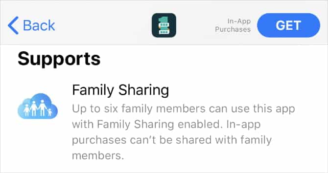 صورة لـ شرح ميزة المشاركة العائلية من Apple: ما تحتاج إلى معرفته وكيفية استخدامها | App_Store_showing_Family_Sharing_support_in_Information_section-880NLNfs-DzTechs