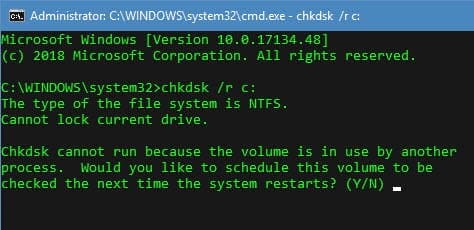 صورة لـ كيفية إصلاح رمز التوقف Unmountable Boot Volume في Windows 10 | Chkdsk_Run-ndiRXKfs-DzTechs