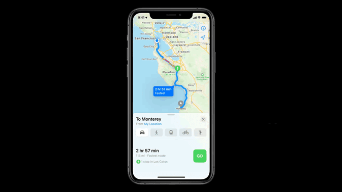 صورة لـ ميزات iOS 14 التي يجب على Google إضافتها إلى Android | EV_routing_on_ios-siANEYfs-DzTechs