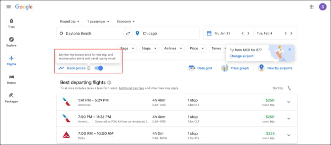 صورة لـ كيفية العثور على رحلات الطيران الرخيصة مع تنبيهات Google Flight | GoogleFlightsTrackPricesToggle-iCxNeLfs-DzTechs