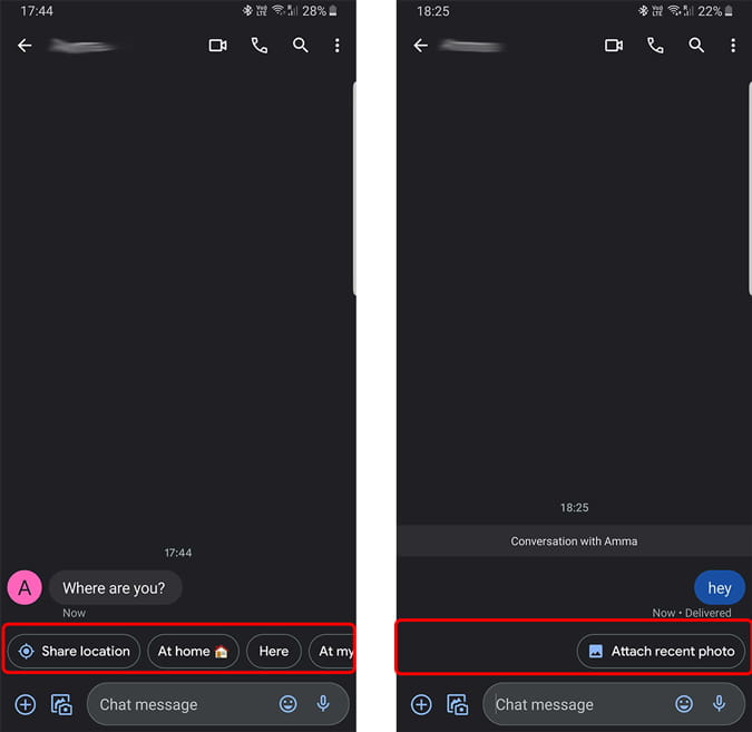 صورة لـ أفضل النصائح والحيل حول خدمة الاتصالات التفاعلية (RCS) من Google | Google_Messages_smart_repleis-9ztMOWfs-DzTechs