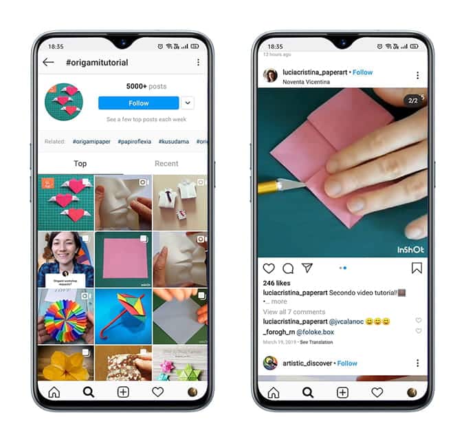 صورة لـ أفضل تطبيقات فن طي الورق (Origami) لـ iOS و Android | Instagram-6z4umXfs-DzTechs