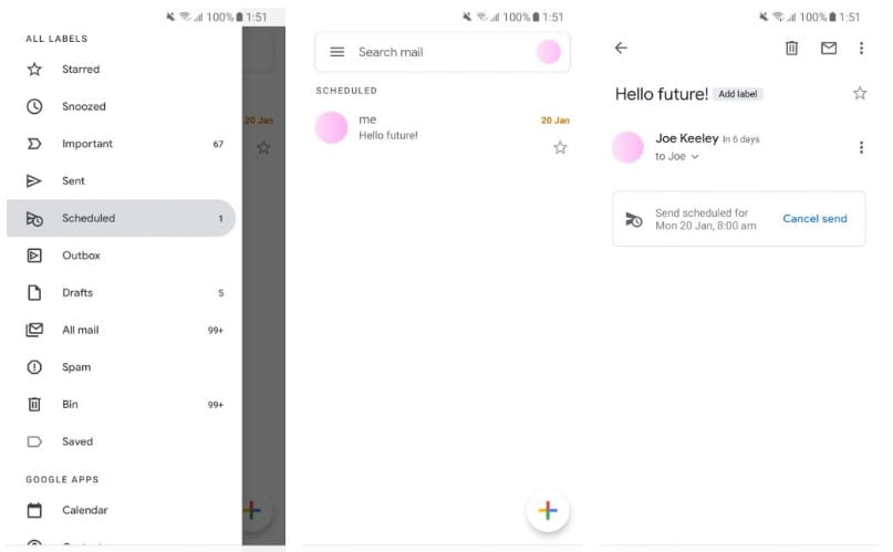 صورة لـ كيفية جدولة رسالة البريد الإلكتروني في Gmail لتأخير إرسالها | Mobile_or_Tablet__Android_and_iOS_-0zoHhLfs-DzTechs