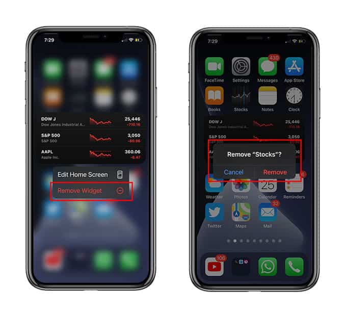صورة لـ أفضل النصائح والحيل لنظام iOS 14 لتحقيق أقصى استفادة من iPhone | Remove_Widget-dRt6TYfs-DzTechs
