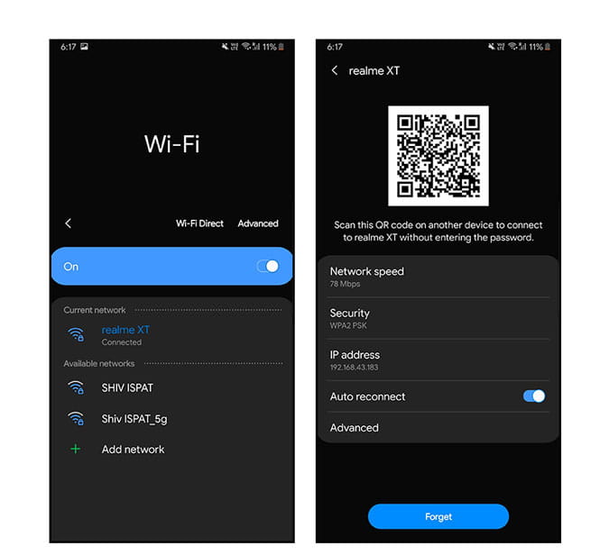صورة لـ أفضل التطبيقات لإنشاء رمز QR لمشاركة كلمة مرور Wifi من هاتف إلى آخر | Samsung_One_UI_Wifi_Share-k1nDQKfs-DzTechs