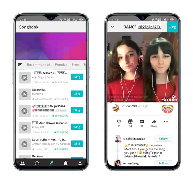 صورة لـ أفضل تطبيقات التدريب الصوتي والغناء لنظامي iOS و Android | Smule-ubGqxXfs-DzTechs