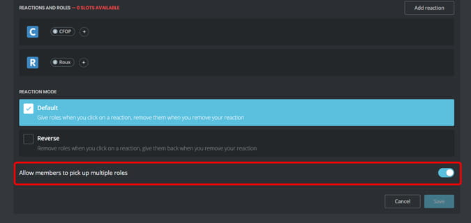 صورة لـ كيفية السماح للمستخدمين بتعيين أدوارهم على خادم Discord | allow_members_to_pickup_multiple_roles-GoZ7xXfs-DzTechs
