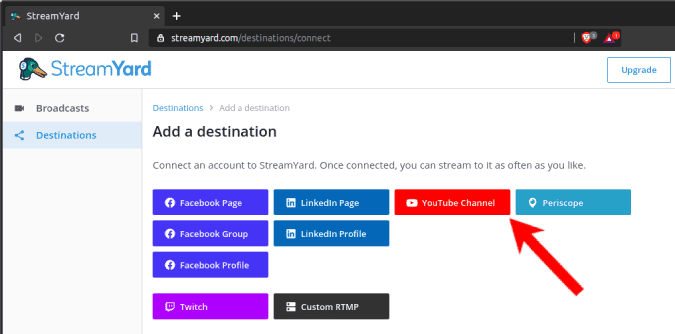 صورة لـ كيفية البث المباشر مع أكثر من شخصين على YouTube مجانًا (خيار سهل) | connect_youtube_channel-fhSV0Xfs-DzTechs