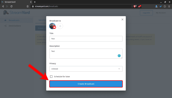 صورة لـ كيفية البث المباشر مع أكثر من شخصين على YouTube مجانًا (خيار سهل) | create_live_details-vsSV0Xfs-DzTechs