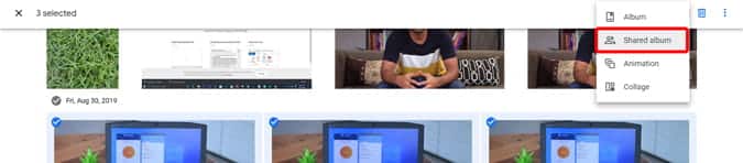 صورة لـ أفضل الطرق لنقل صور Google من حساب إلى آخر | creating_shared_album-W3R8bXfs-DzTechs