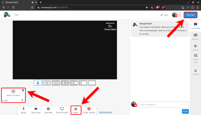 صورة لـ كيفية البث المباشر مع أكثر من شخصين على YouTube مجانًا (خيار سهل) | dashboard_explainedd-fhSV0Xfs-DzTechs