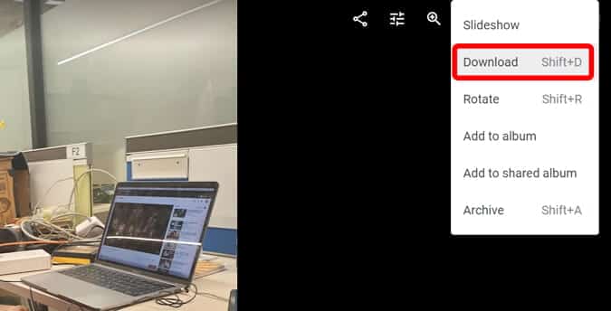 صورة لـ أفضل الطرق لنقل صور Google من حساب إلى آخر | downloading_image_from_google_photos-q9R8bXfs-DzTechs