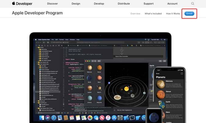 صورة لـ كيفية تثبيت الإصدار التجريبي iOS 14 على iPhone الخاص بك؟ | enroll-E2GBPYfs-DzTechs