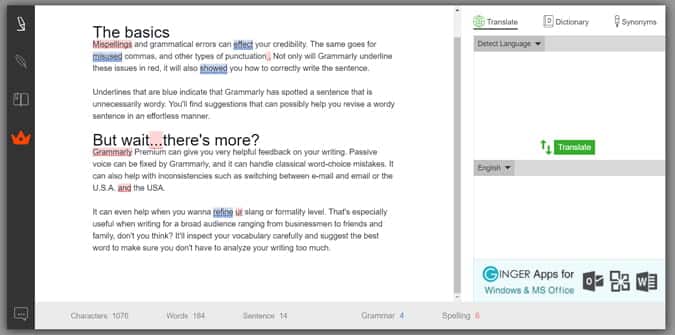 صورة لـ أفضل البدائل لـ Grammarly التي تناسب احتياجاتك | ginger-lRAUhXfs-DzTechs