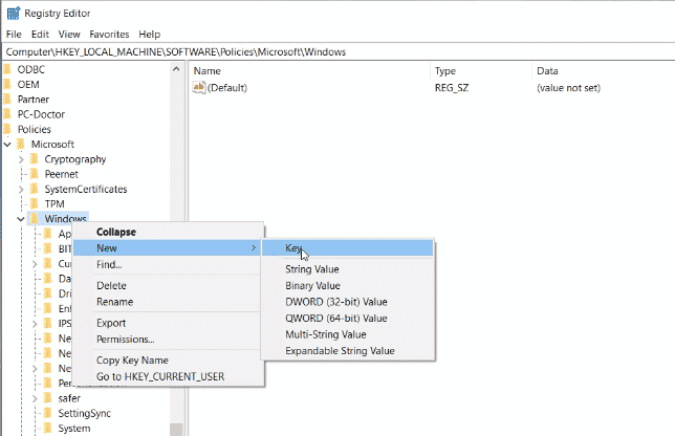صورة لـ أفضل الحيل لتعديل سجل Windows لتخصيص وتحسين تجربتك على نظام التشغيل | new-registry-key-DzTechs
