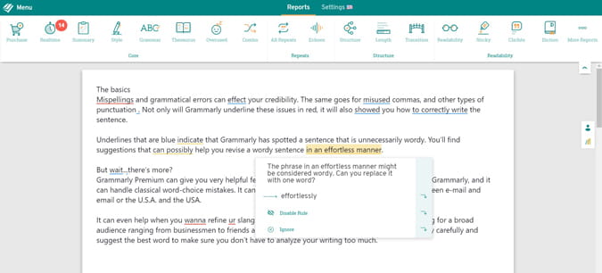 صورة لـ أفضل البدائل لـ Grammarly التي تناسب احتياجاتك | pro_writing_Aid-6OAUhXfs-DzTechs