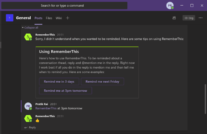 صورة لـ أفضل تطبيقات Microsoft Teams لجعل تواصلك أفضل | remember_this_ms_teams-cO3S5Xfs-DzTechs