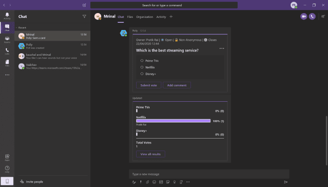 صورة لـ أفضل تطبيقات Microsoft Teams لجعل تواصلك أفضل | results_from_pollu-jd4S5Xfs-DzTechs