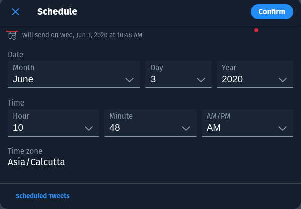 صورة لـ كيفية جدولة تغريدات Twitter على الويب وتطبيق الهاتف | schedule_tweet_board-IbSWVWfs-DzTechs