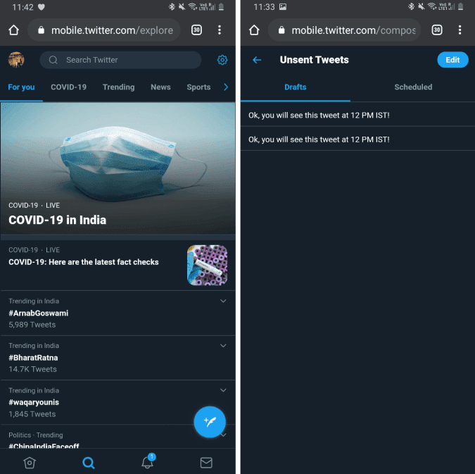 صورة لـ كيفية جدولة تغريدات Twitter على الويب وتطبيق الهاتف | schedule_tweets_mobile-rnSWVWfs-DzTechs