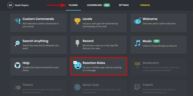 صورة لـ كيفية السماح للمستخدمين بتعيين أدوارهم على خادم Discord | selecting_reaction_roles_on_mee_6-CQZ7xXfs-DzTechs