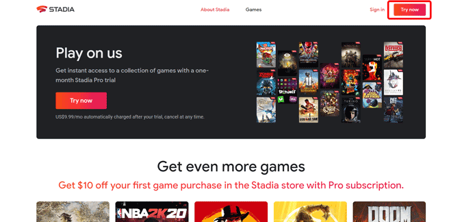 صورة لـ كيفية الوصول إلى خدمة الألعاب السحابية Stadia في البلدان غير المدعومة | stadia_website-KrQQPYfs-DzTechs