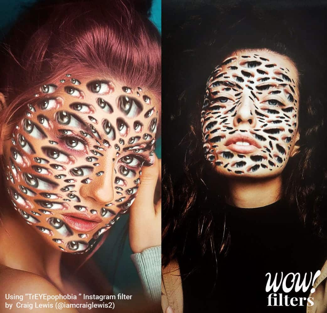 صورة لـ أفضل الفلاتر على Instagram لمواكبة الخيارات الرائجة | treyepophobia_eye_replication_face_mask-NeNtoYfs-DzTechs