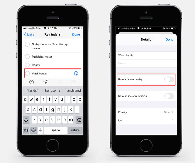 صورة لـ كيفية إعداد تذكيرات غسل اليدين على Android و iOS والساعات الذكية | we-OR6U2Xfs-DzTechs