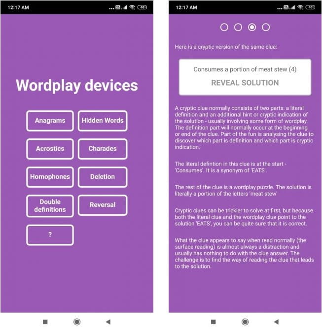 صورة لـ أفضل التطبيقات ومواقع الألغاز التي يحتاج كل عاشق للكلمات المتقاطعة إلى معرفتها | 3._Cryptic_Crossword_Tutor-9mBWEMfs-DzTechs