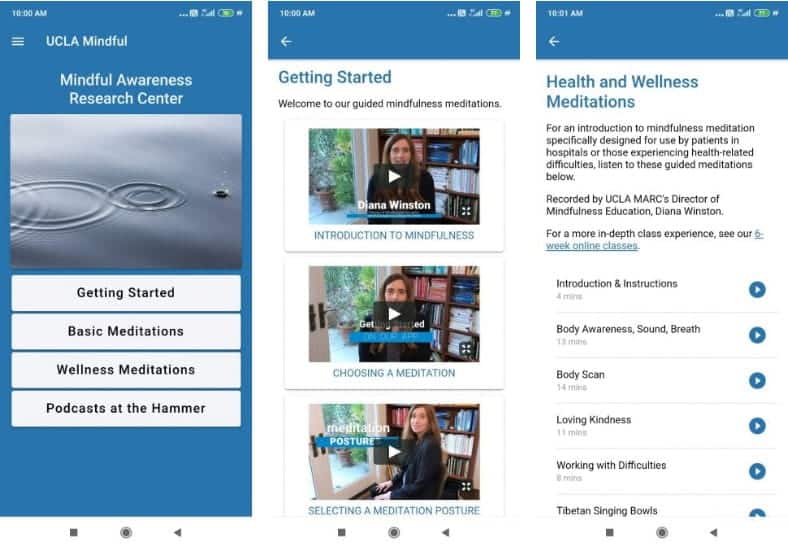 صورة لـ أفضل تطبيقات وأدوات التأمل السهلة للمبتدئين لتعلم الوعي التام | 3._UCLA_Mindful_Free_Guided_Meditations_and_Podcast-HjY5dNfs-DzTechs