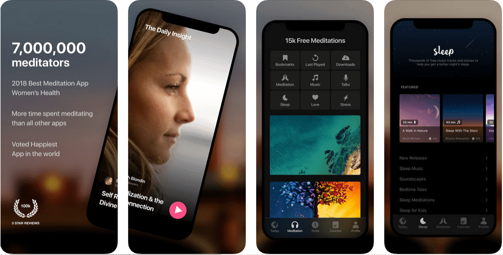 صورة لـ أفضل تطبيقات وأدوات التأمل السهلة للمبتدئين لتعلم الوعي التام | 4._Insight_Timer-p6X5dNfs-DzTechs