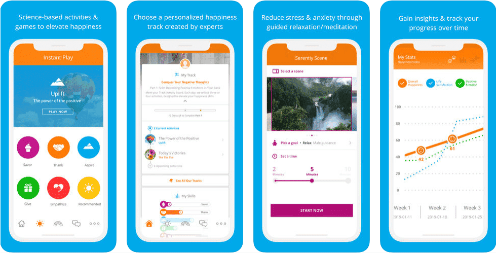 صورة لـ أفضل تطبيقات وأدوات التأمل السهلة للمبتدئين لتعلم الوعي التام | 7._happify-ioi6dNfs-DzTechs