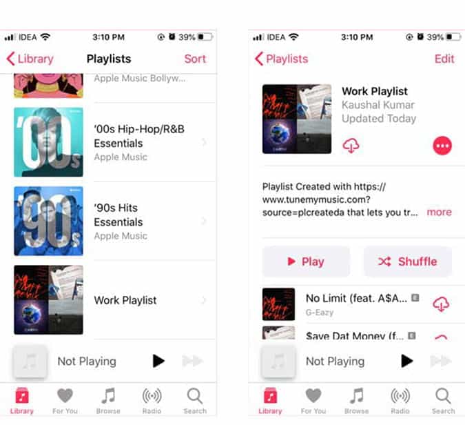 صورة لـ كيفية نقل قائمة التشغيل من Spotify إلى Apple Music؟ (أو أي خدمة موسيقى أخرى) | 8-pDQGvMfs-DzTechs